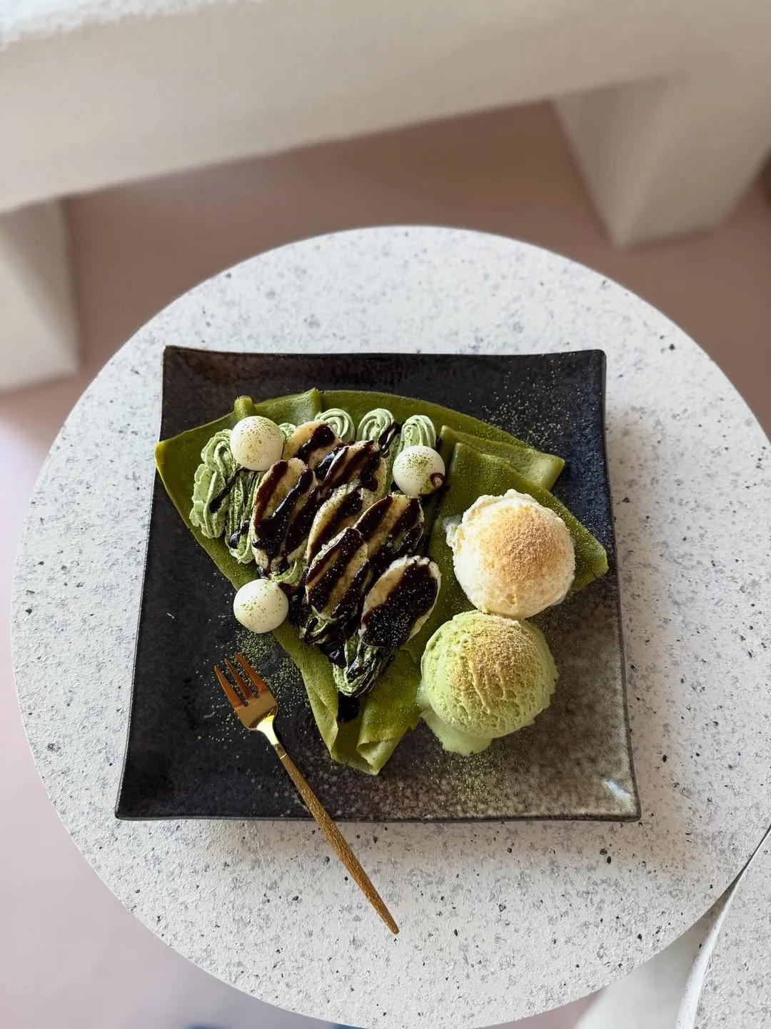 『 抹茶クレープ 』🍵