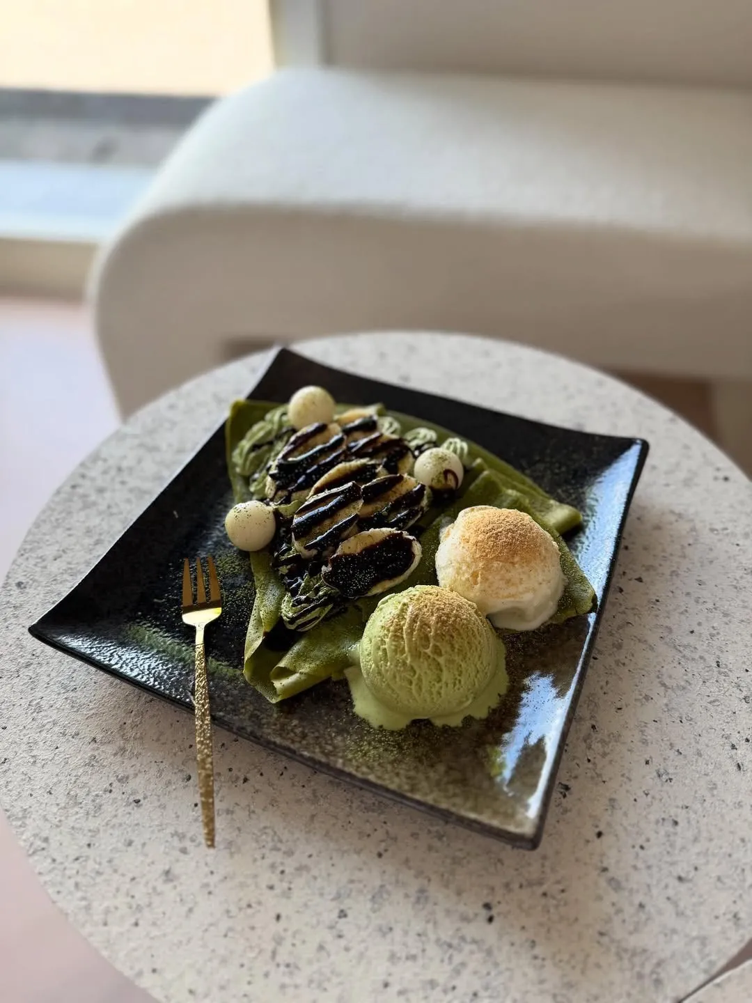 『 抹茶クレープ 』🍵