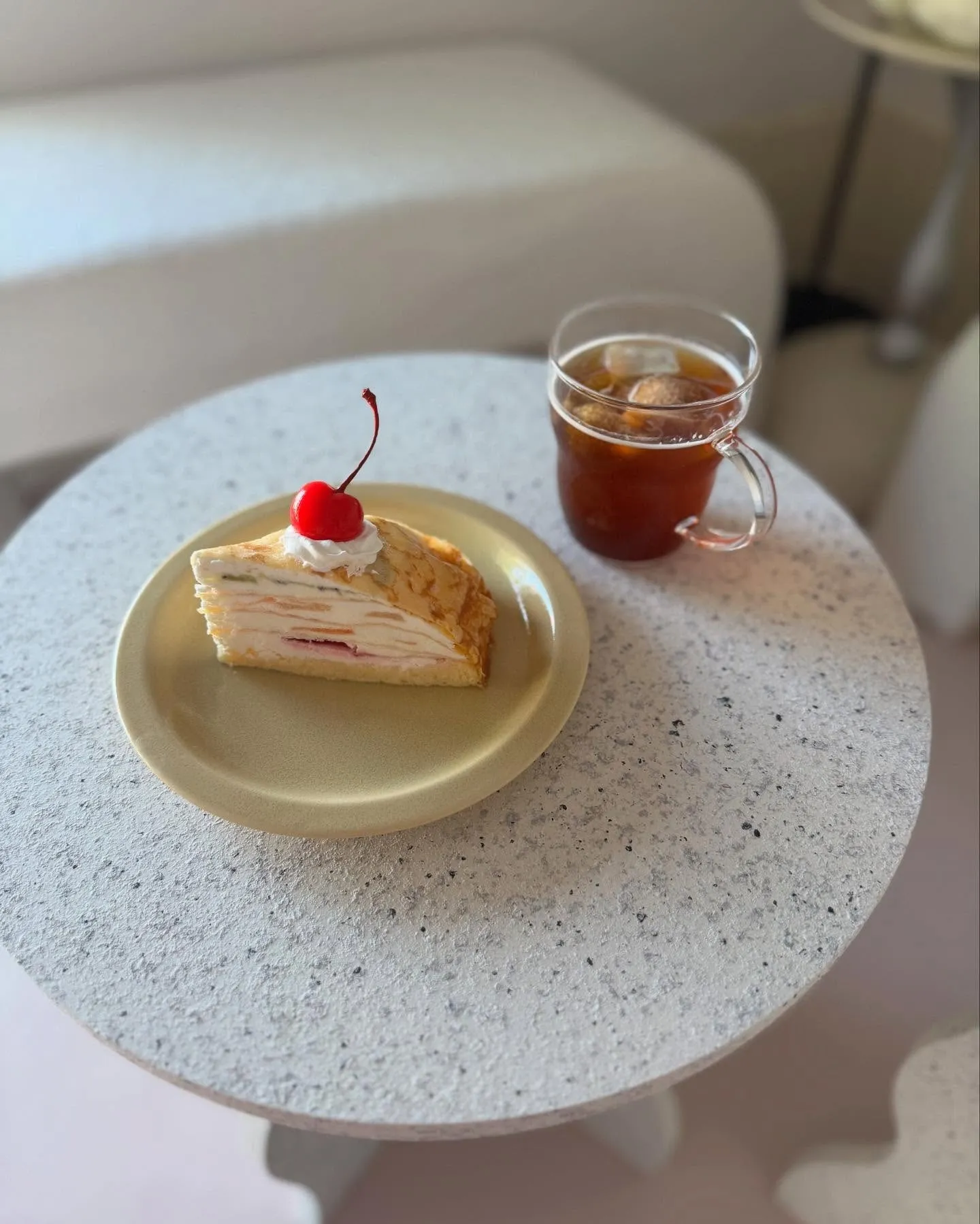 ソムソムにはケーキ🍰の種類が5種類ご用意と紹介していましたが、ミルフィーユのお知らせをしていなくて