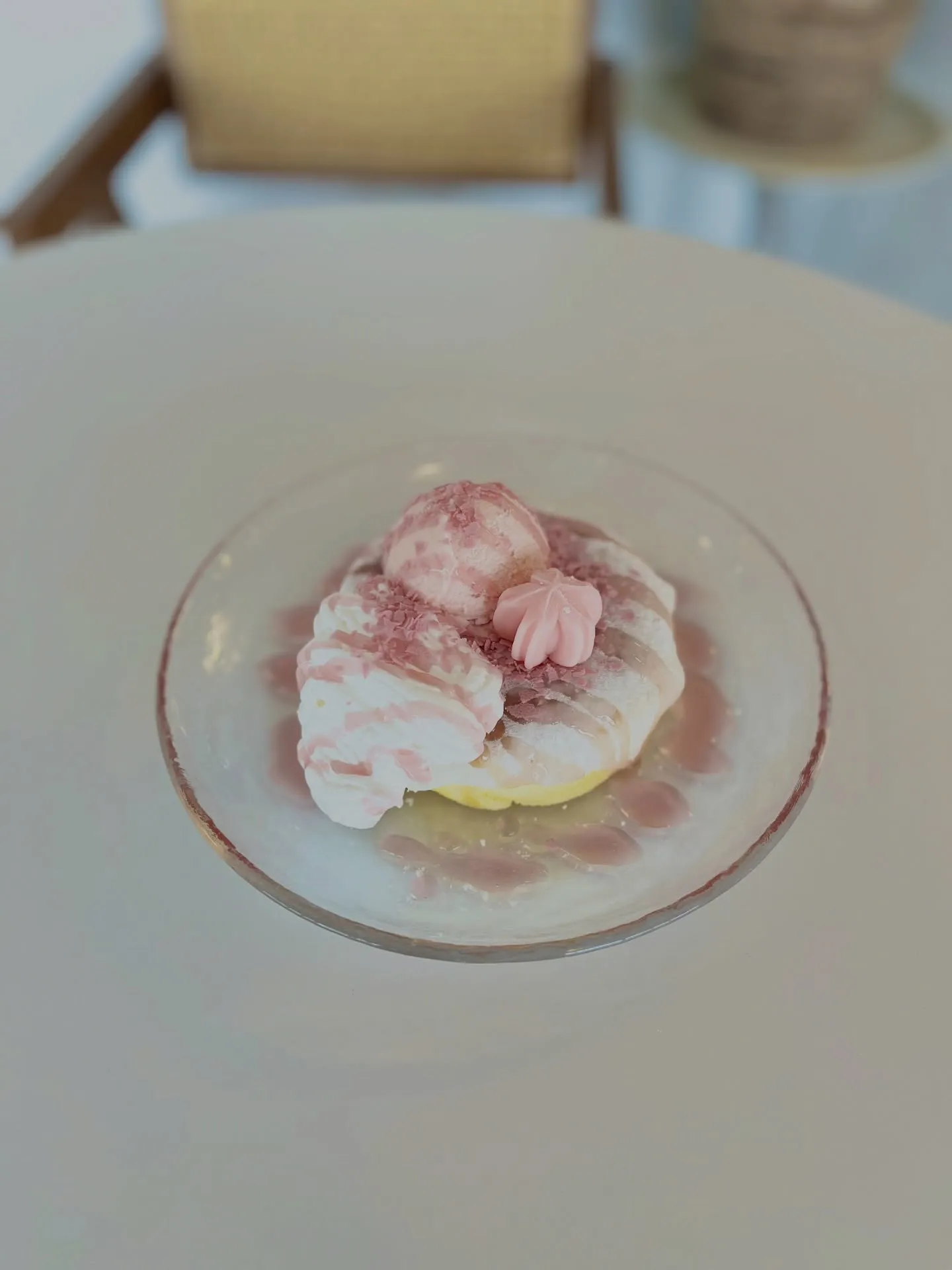 ふわふわレモンパンケーキの桜ブロッサム🌸